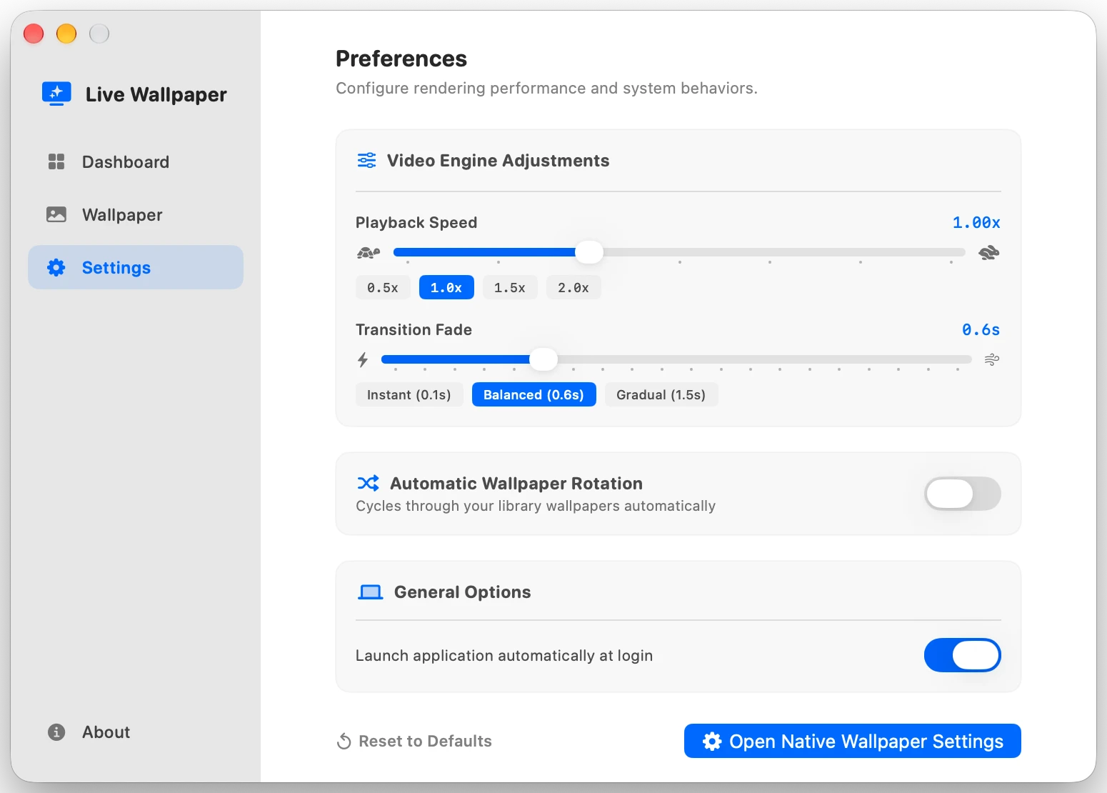 Live Wallpaper Engine for macOS screenshot 3